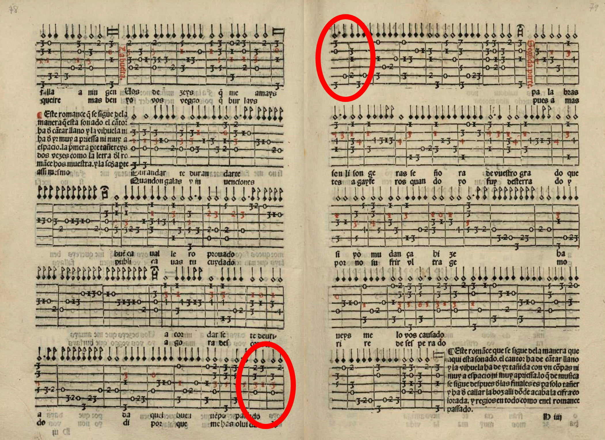 Durandarte, Durandarte no exemplar E-Mn R/14752, numeração ms. p. 78-79. 